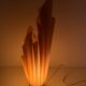 Vintage 1970s Athena Georgia Jacob Salmon Draped Lamp - 50 cm