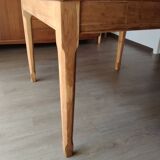 Solid oak farm table