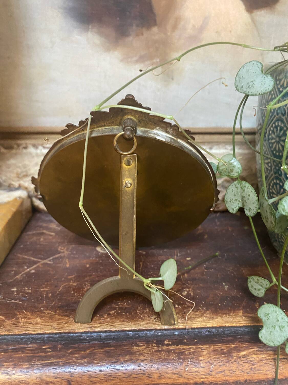 Antique gilded bronze frame