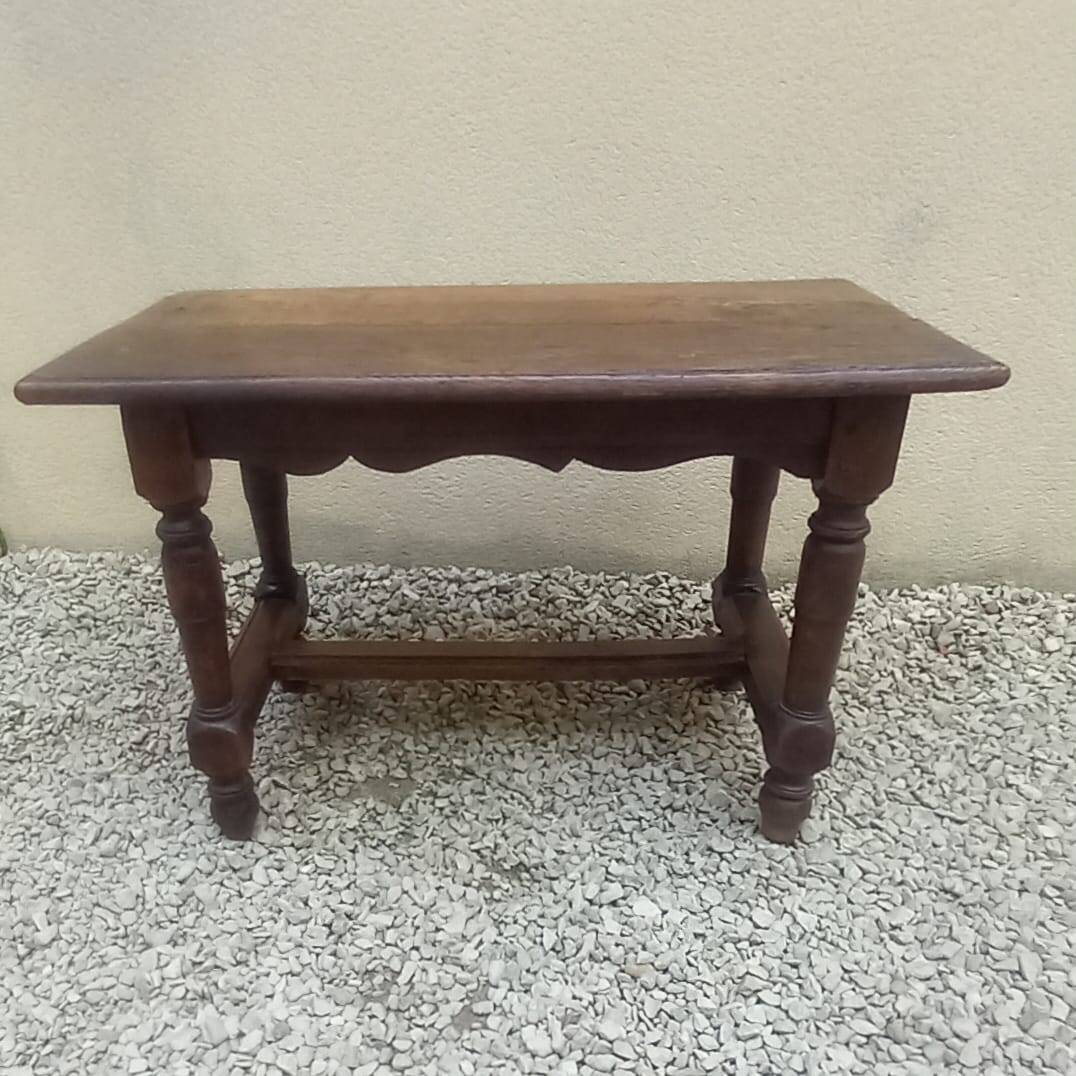 19th century oak coffee table