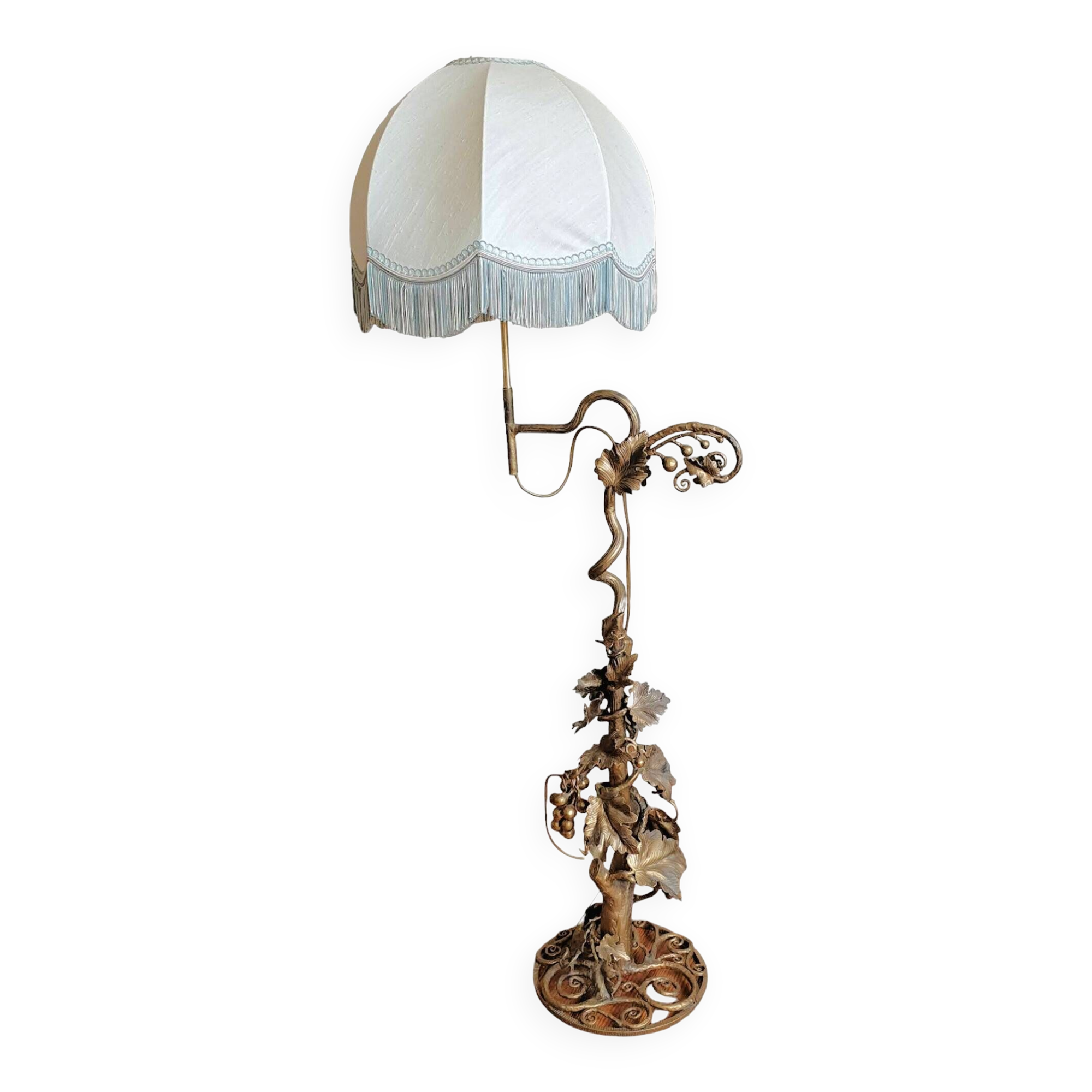 Wrought iron lamp 1900 style
