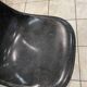 DSW chair black fibre black dowel walnut Eames Herman Miller vintage 1950