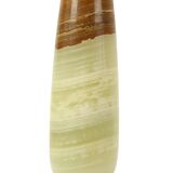 Pied de lampe classique en onyx, marbre et laiton, années 60