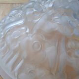 Suspended glass ceiling lamp