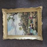 Pretty little animated landscape painting