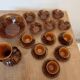 Sarreguemines Domino service, 1960s - 20 pieces