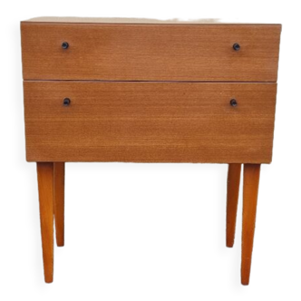 Scandinavian bedside table 1970