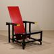 Early ‚Red and Blue‘ Chair by Gerrit Rietveld for Cassina | Italy 1970s
