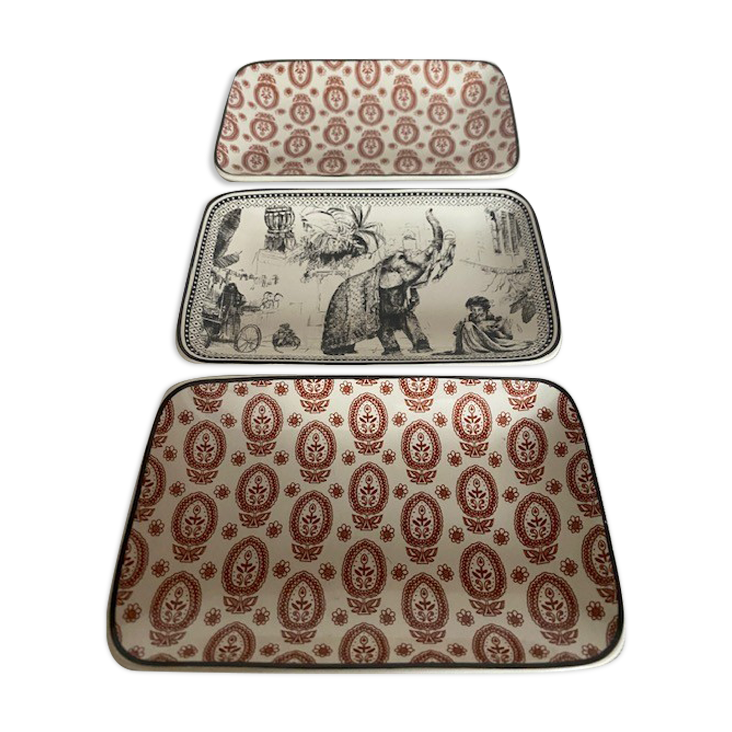 Set of 3 empty pockets- soap holder "LINVOSGES"