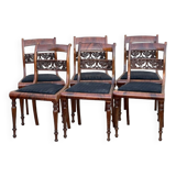 6 English chairs