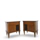 Pair of Italian bedside tables from the mid-20th century.