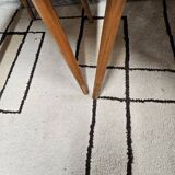 Set of 4 brutalist chairs 1970"