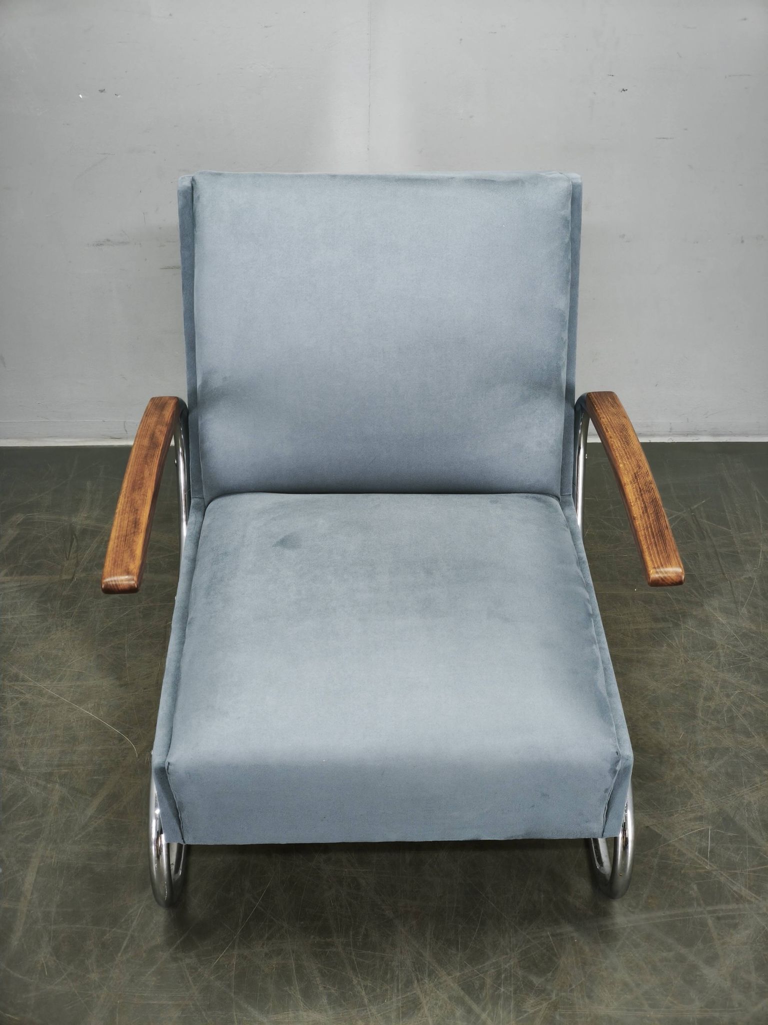 1930s Bauhaus Cantilever Armchair in Thonet S 411 Style, Attributed to Kovo