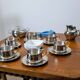 Antique stainless steel sugar bowl by Remy Letang