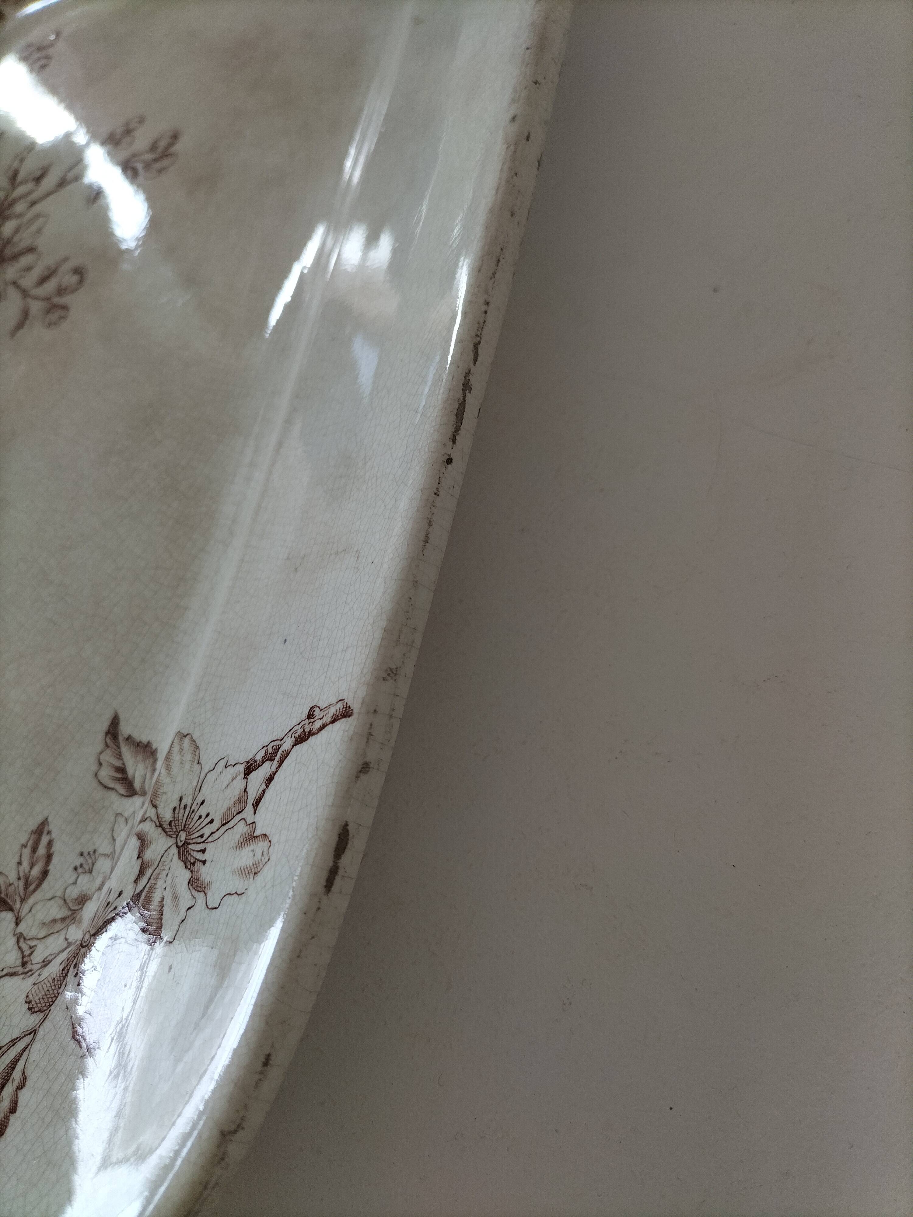 New Apple Blossom rectangular antique dish