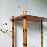 Large rattan shelf 1960