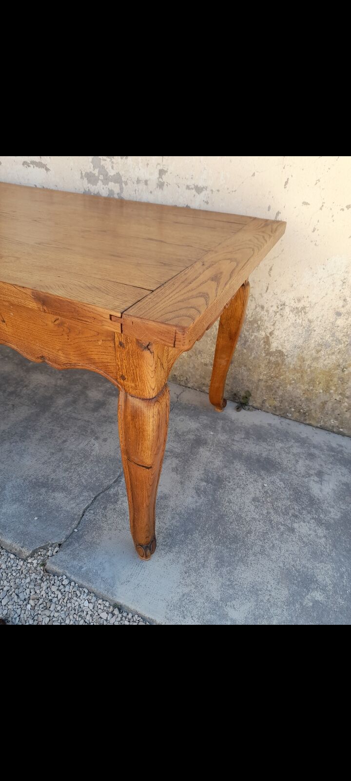 Old oak farm table - 2m30