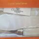 Cassini Kennedy new crystal and metal salad cutlery