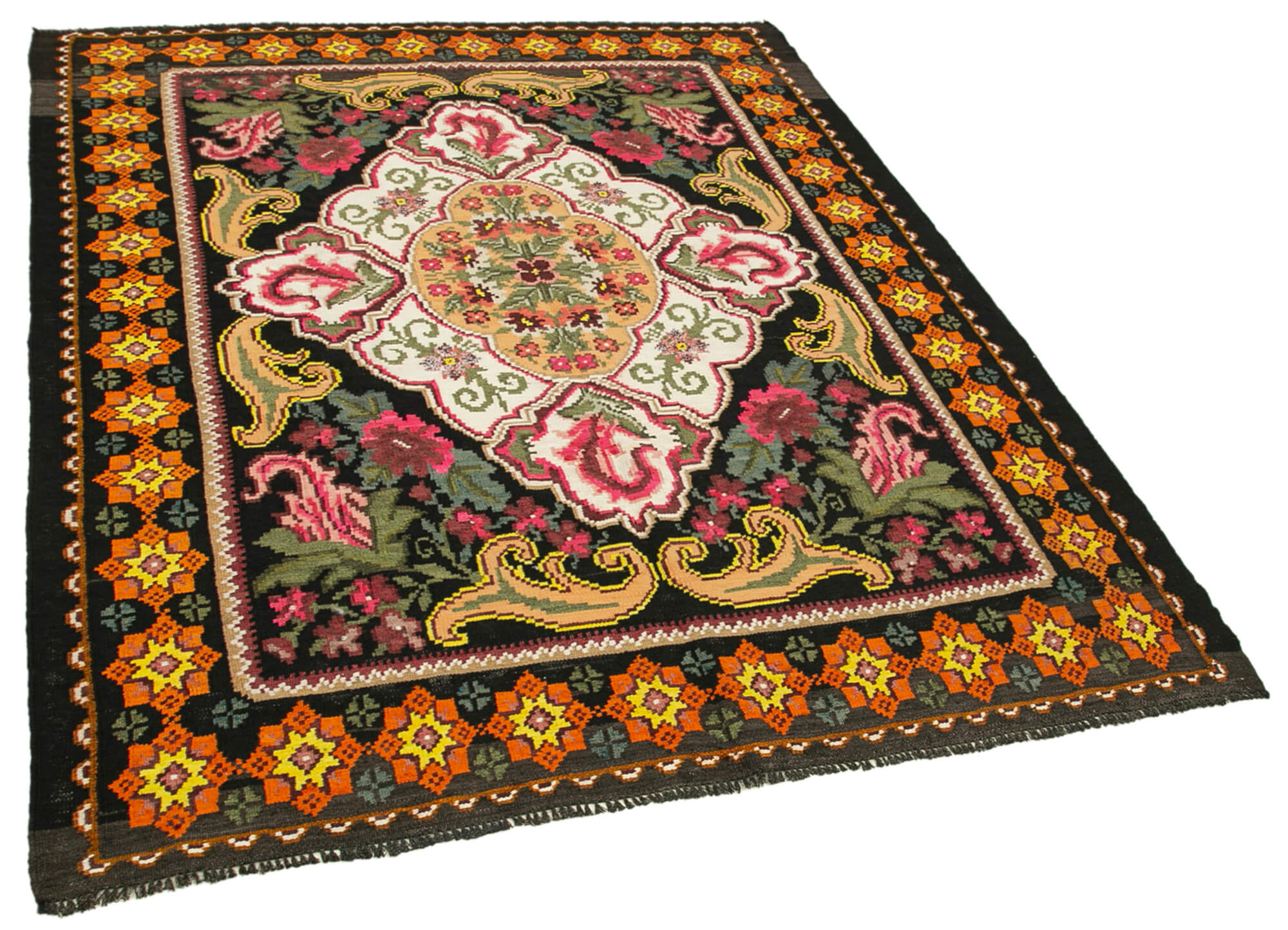 Moldovian rose kilim 220 x 163 cm