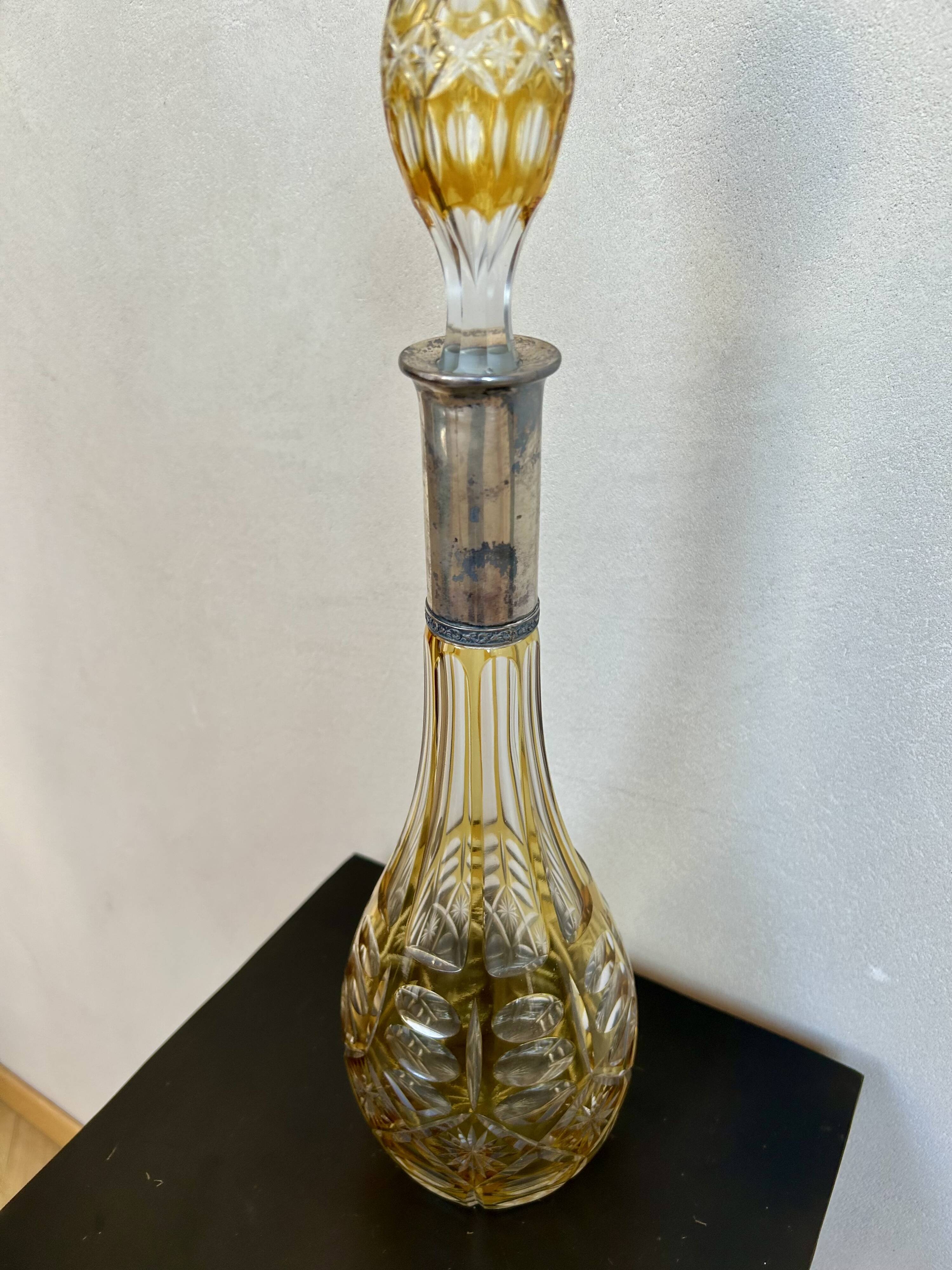 caraffa in crystal of boemia