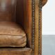 Vintage Sheepskin Leather Club Chair