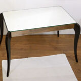 Mirror Art Deco coffee table - curved feet