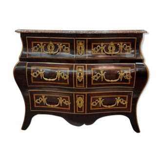 Commode tombeau d'époque Louis XV