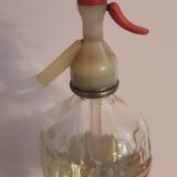 Advertising siphon bottle