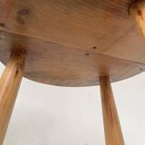 Set of three high tripod farmhouse stools
