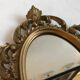 Miroir classique doré 16x24cm