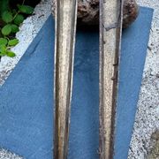 2 ornements pour meuble en bronze Art Nouveau