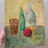 Still life / old canvas