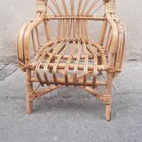 Fauteuil enfant en rotin