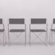 Nuova X-Line Chairs by Niels Jørgen Haugesen for Hybodan AS, Denmark 1970s