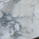Table ovale marbre arabescato roche et bobois 1970