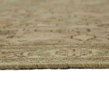 Hand-Knotted Persian One of a Kind 1970s 190 cm x 289 cm Beige Wool Carpet