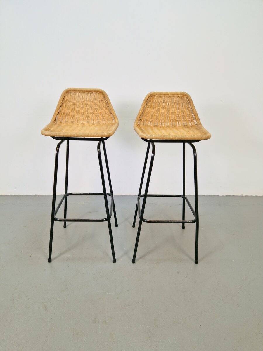 Bar Stools from Rohé Noordwolde, 1960, Set of 2