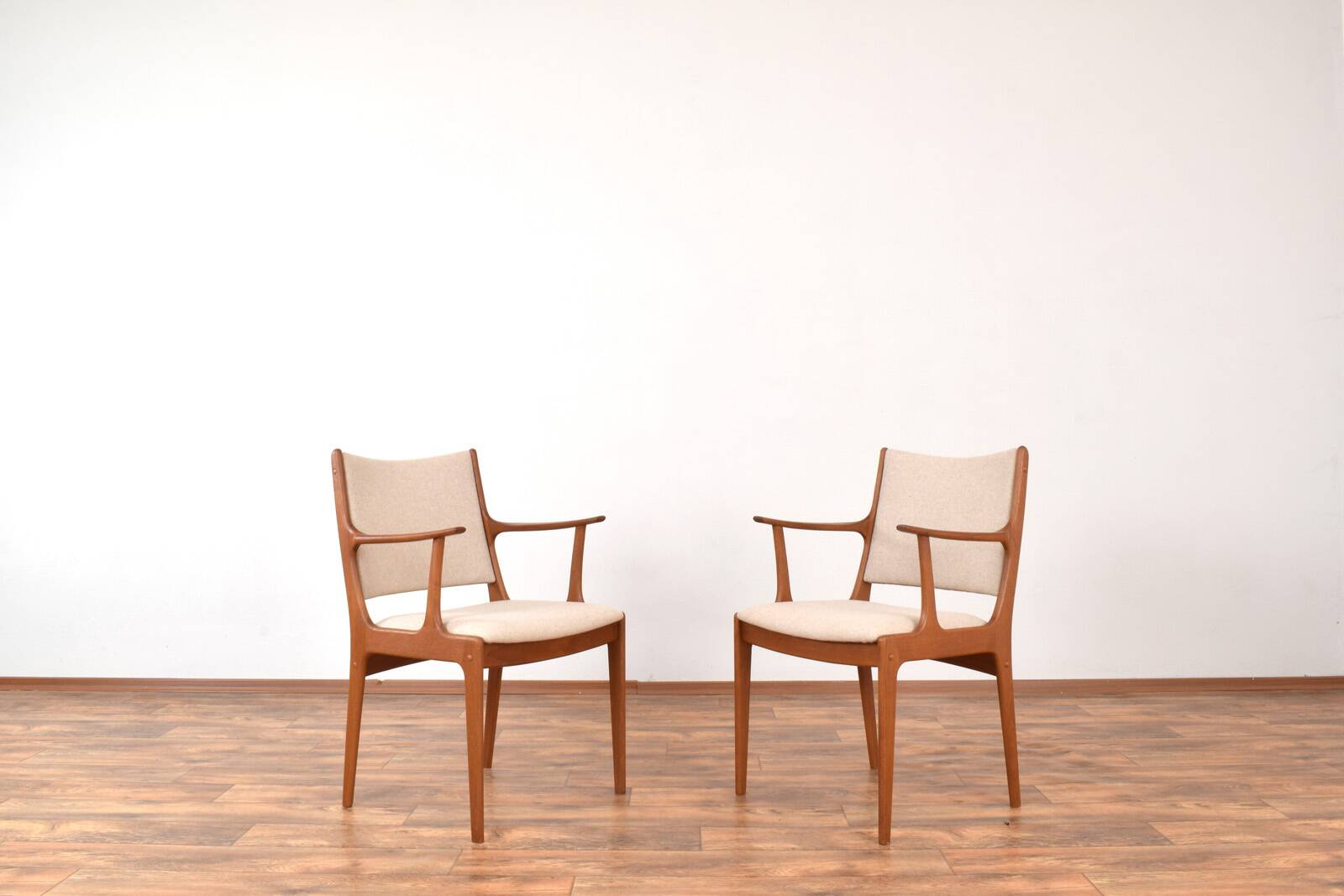 Mid-Century Teak Dining Chairs by Johannes Andersen for Uldum Møbelfabrik