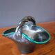 Ceramic bowl, basket from the 50s by Accolay Yonne