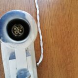 Art deco lamp foot in chrome metal