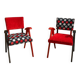 pair of relooked vintage 1960s armchairs