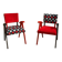pair of relooked vintage 1960s armchairs