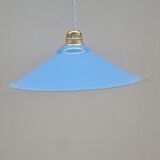 Enamelled sheet metal pendant light
