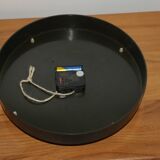 Jaz wall clock plastic chrome steel