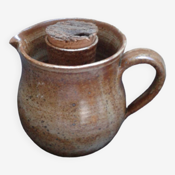 Stoneware jug.