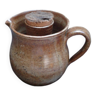 Stoneware jug.