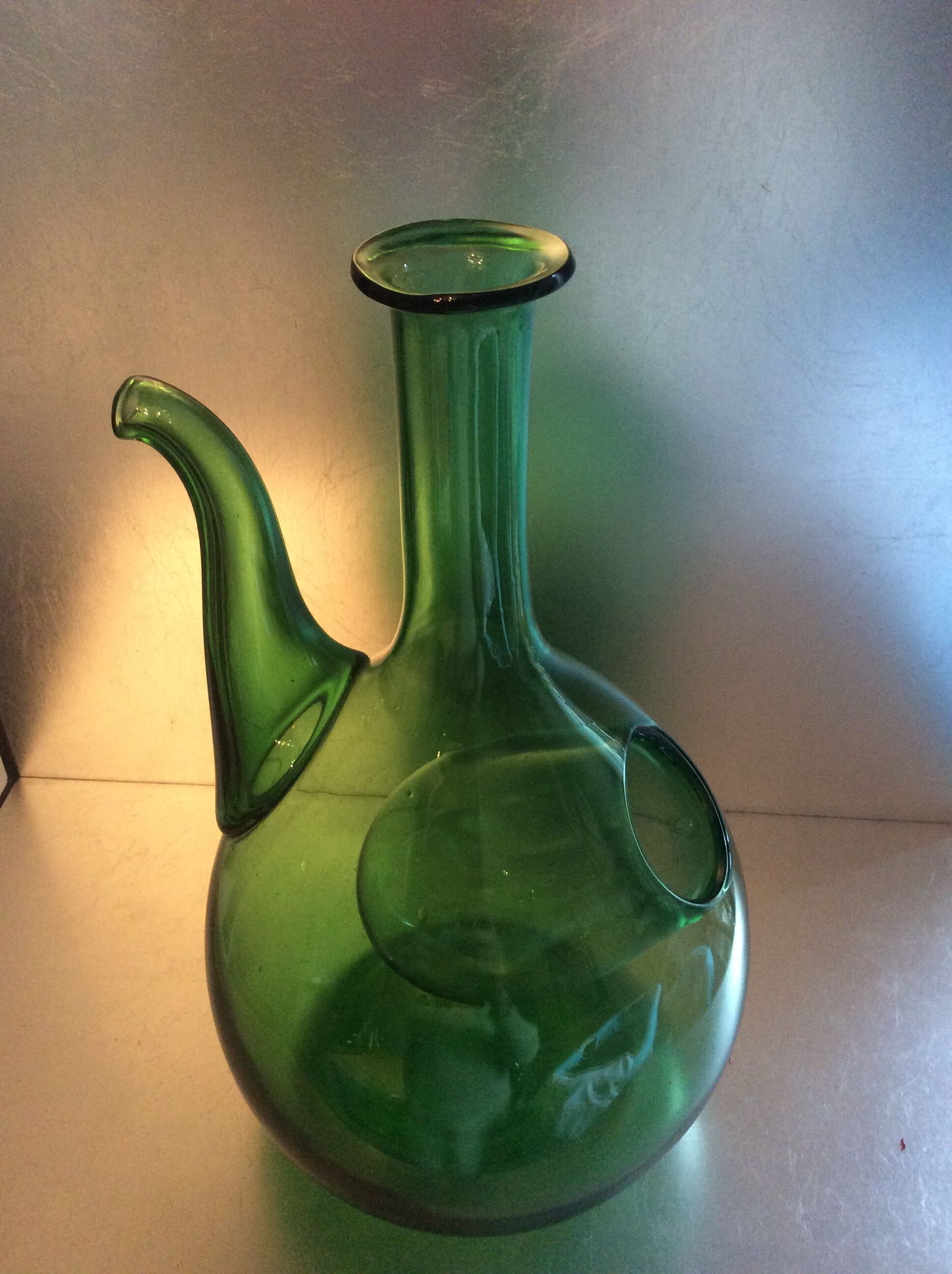 Vintage bottled in blown glass