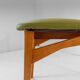 Four Mid-Century Modern Italian Wood Dining Chairs in the Style of Ico Pari