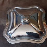Vintage metal sugar bowl
