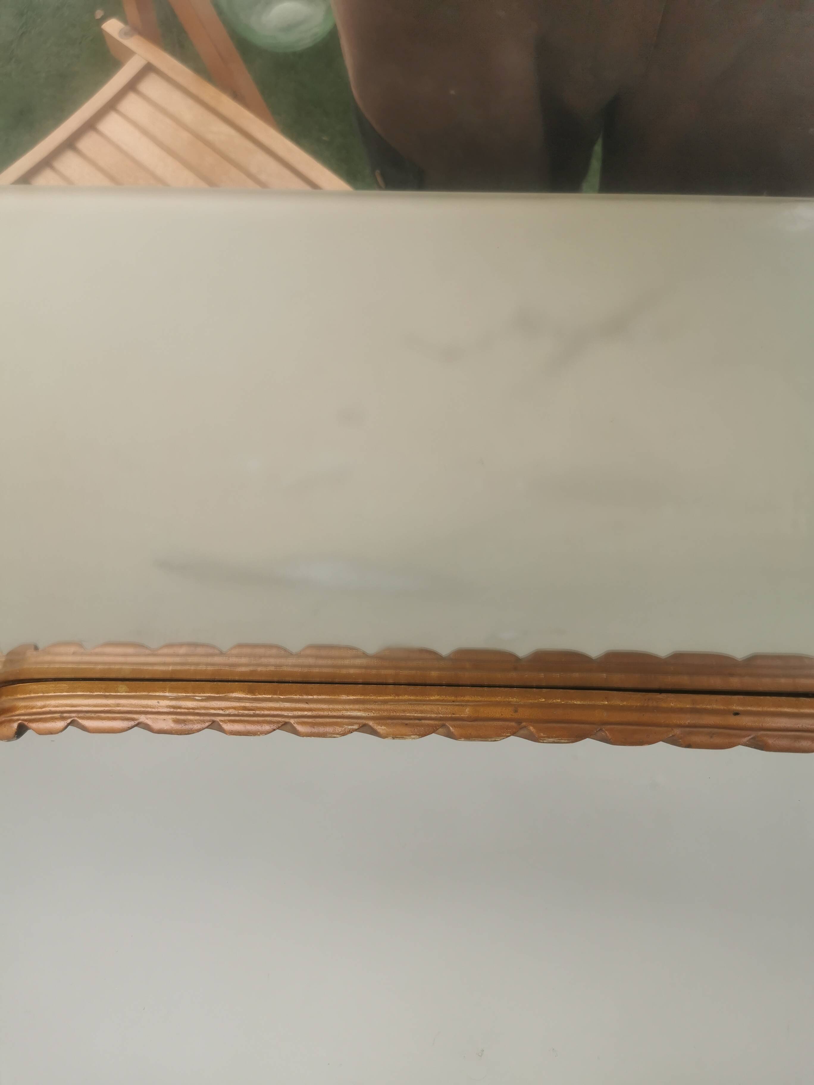 Vintage resin gold mirror